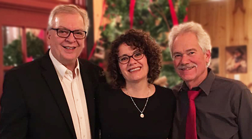 Terry Stevenson, Kristen Budde, and Doug Floyd smiling for the camera